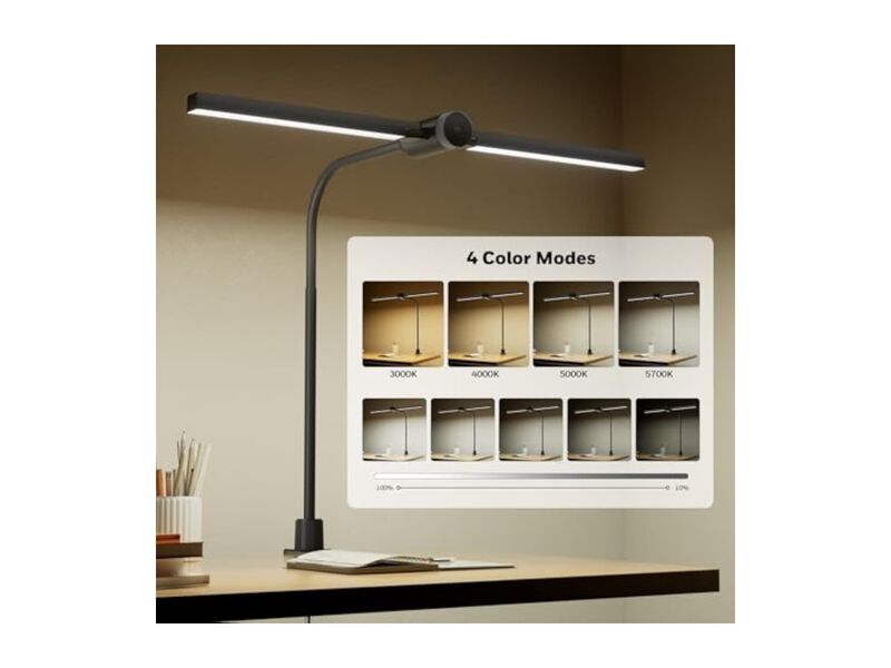 LED Desk Lamp For Home Office Desk Black image number 2