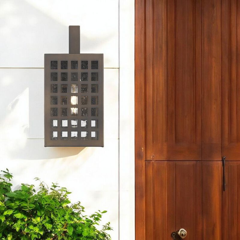 Hivvago Letzel 1-Light Oil-Rubbed Bronze Wall Light