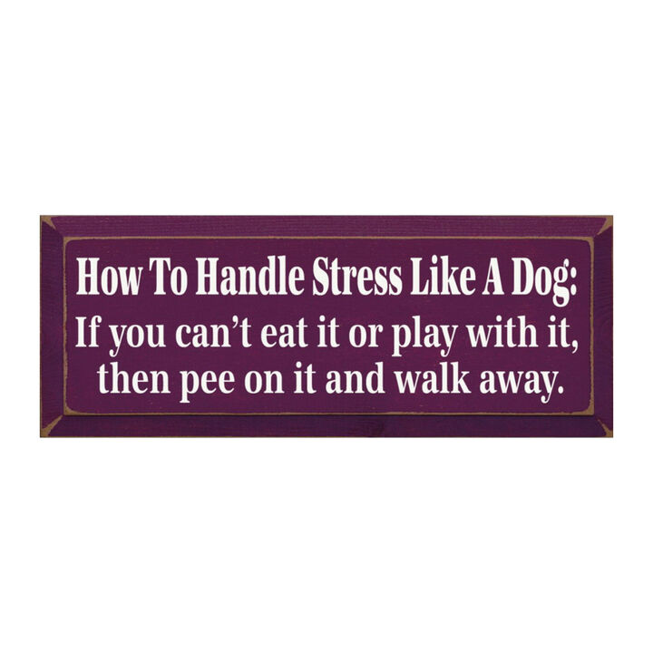 Rustic Dog Quote Wood Sign Funny Pet Saying Wall Decor for Home or Office