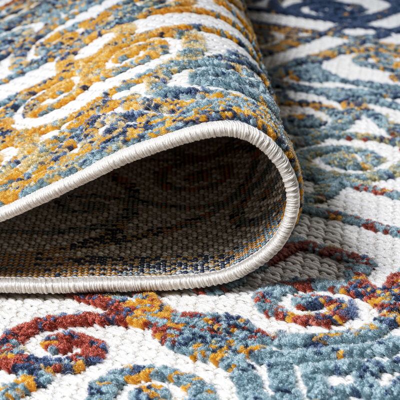 Cetara Ornate Trellis Indoor/Outdoor Area Rug