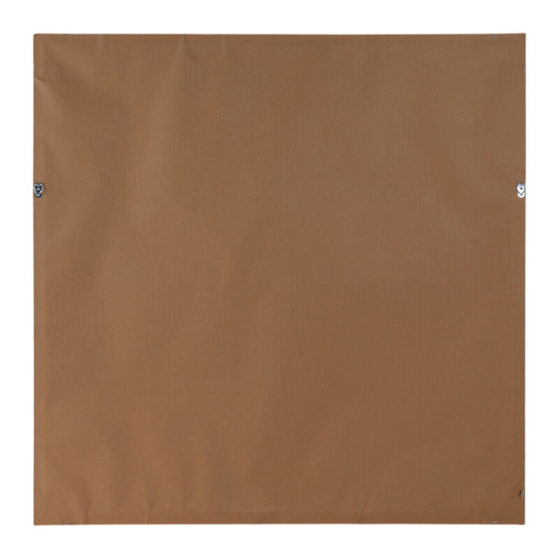 40x40" Handpainted Fall Leaves, Brown image number 5