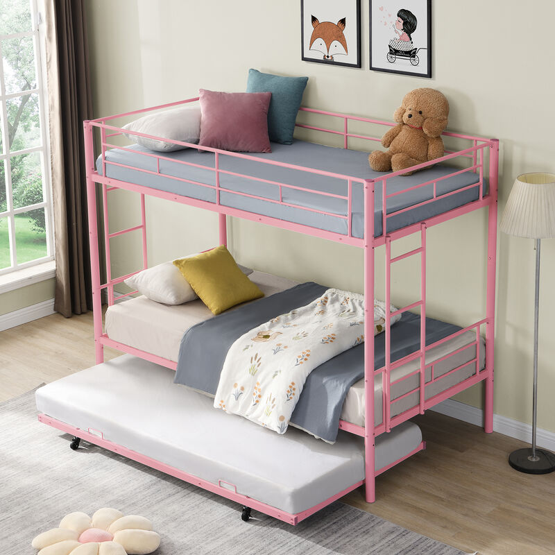 Merax Twin Over Twin Over Twin Triple Bunk Bed