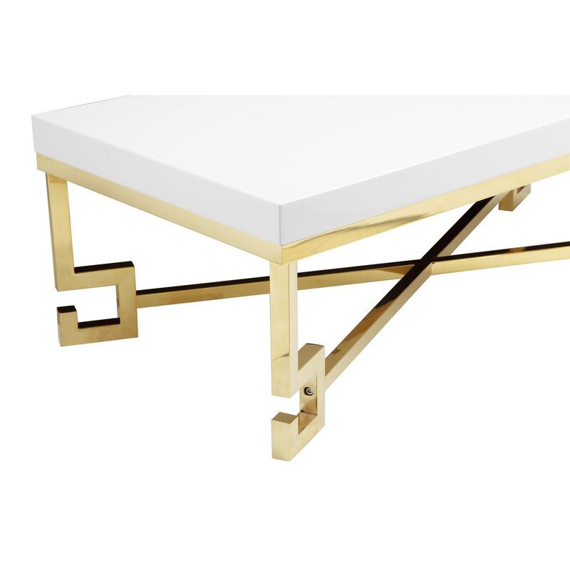 Pangea Home Z-Sophia Coffee Table White