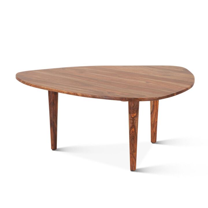 World Interiors Arrey 37" Coffee Table in Indian Rosewood with Finish