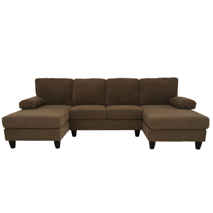 Kunfip upholstery U-Shaped Sofa