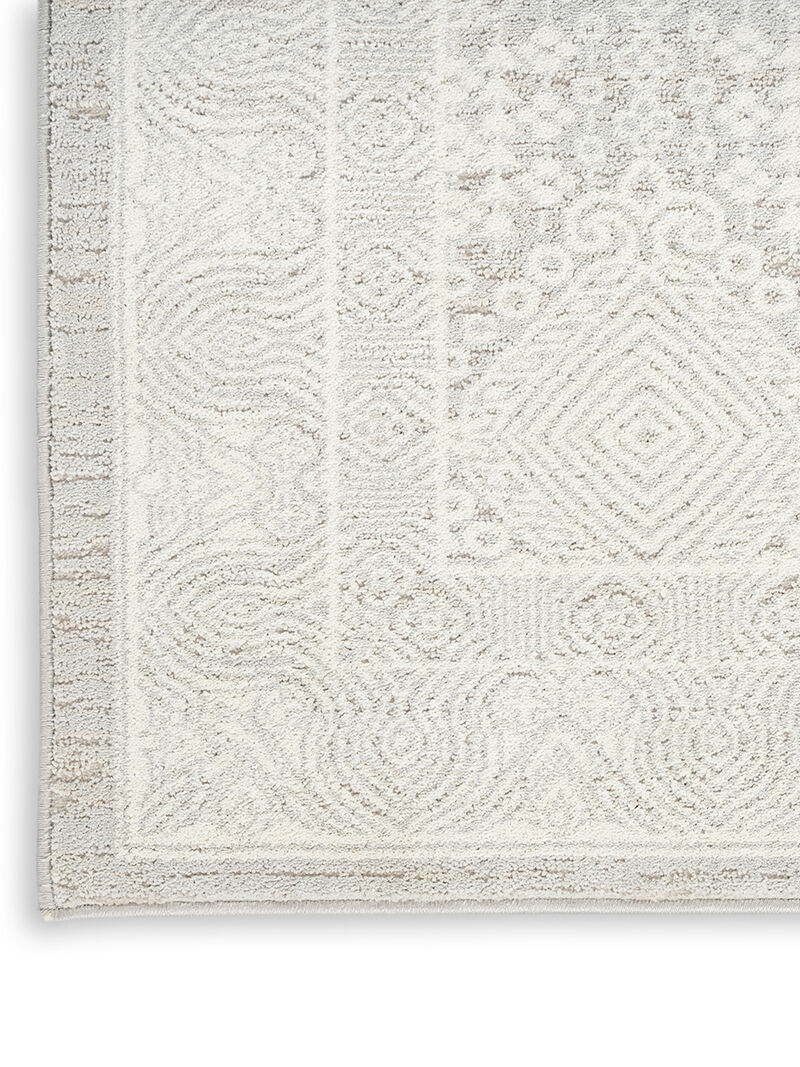 Eco Cycle ECY01 Silver/Ivory 2'2" x 7'6 Rug