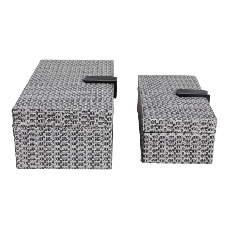 S/2 Snakeskin Boxes W/Hardware image number 4