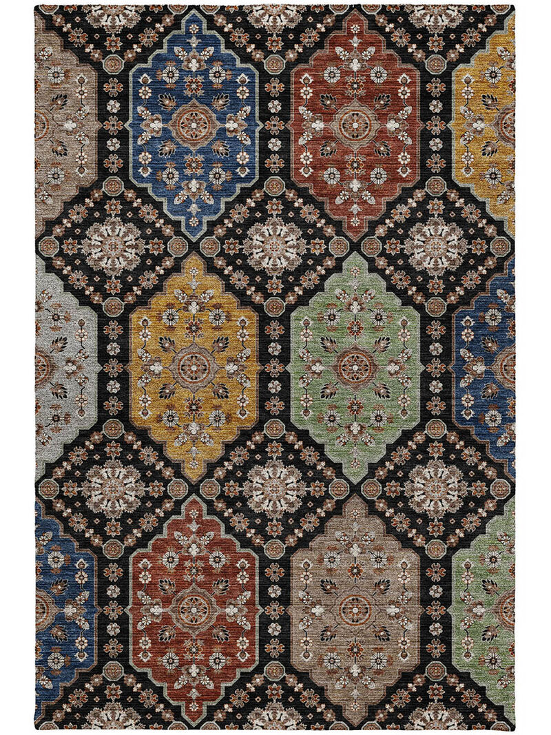 Silk Road SR7 Black 30" x 46" Rug