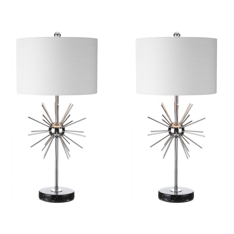Aria Metal/Marble LED Table Lamp
