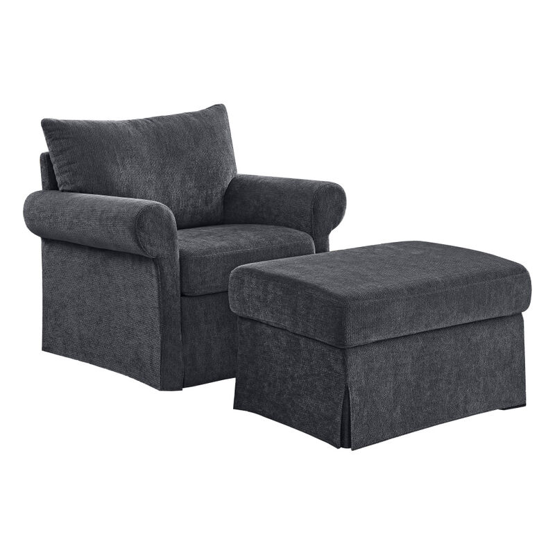 Nogbuf Chenille Accent Chair image number 5