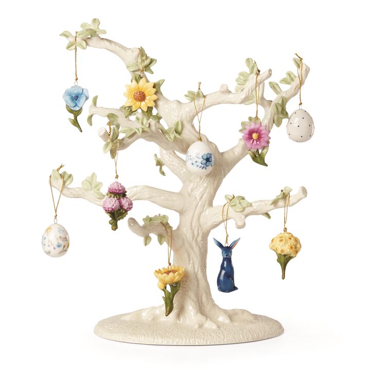 Lenox  Floral Easter Ornament & Tree Set - 10 Piece