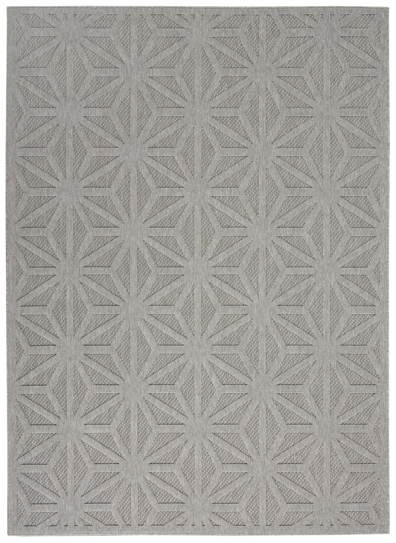 HomeRoots Geometric Indoor Outdoor Area Rug image number 3
