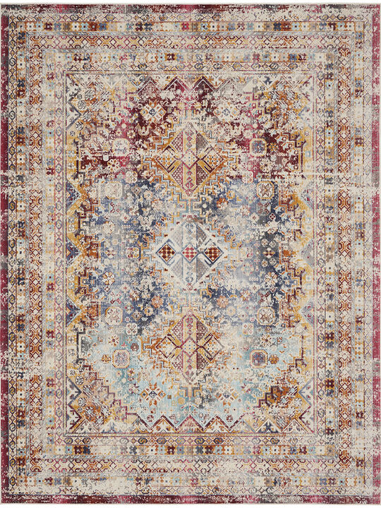 Vintage Kashan VKA09 Multicolor 8'10" x 11'10" Rug