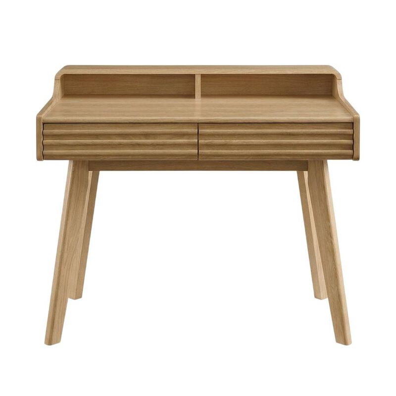 Wooden Render Writing Desk with Spacious Surface and Modern Design image number 1