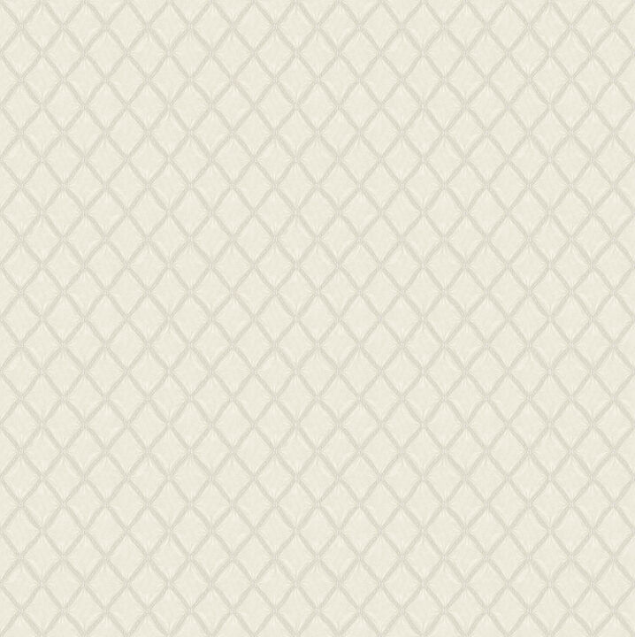 Santina White & Silver Trellis Wallpaper (Set of 2)