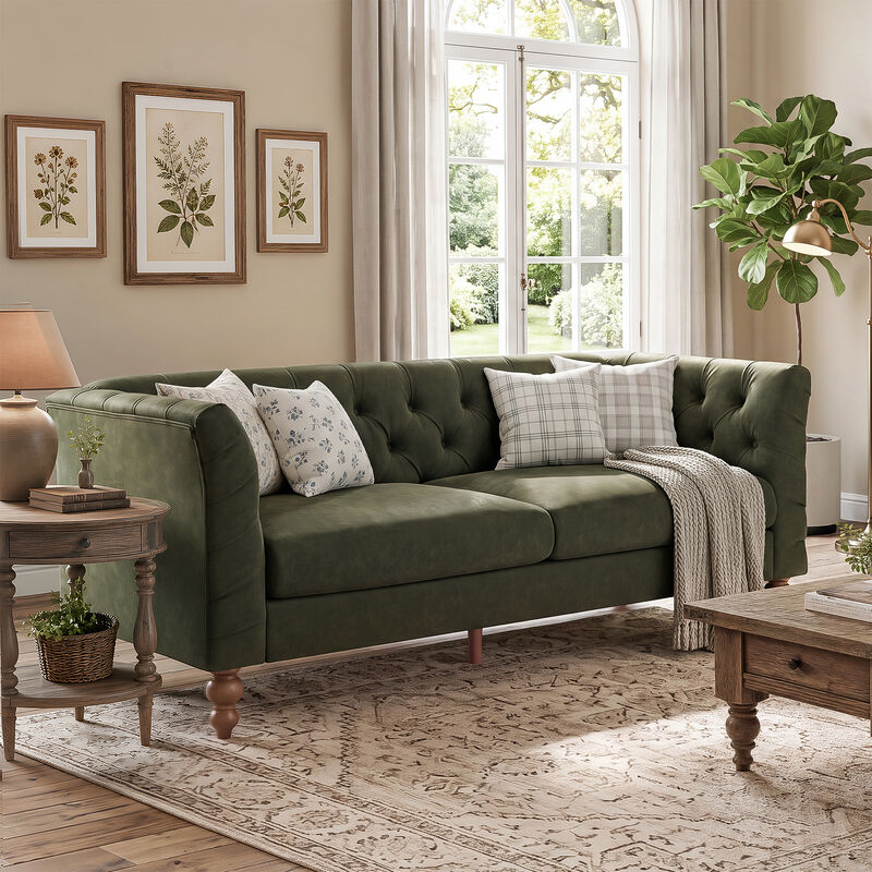 Kelhak 3 Seat PU Sofa image number 2