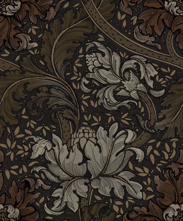 Off The Wall Morris Major Beige Wallpaper LB25143