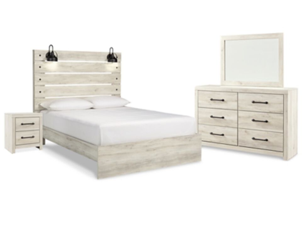 Cambeck Queen Panel Bed, Dresser, Mirror and Nightstand