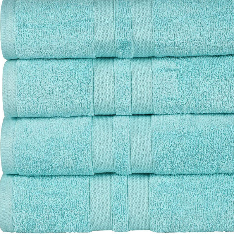 4-Piece Cotton Bath Towel Set with Ultra Soft and Absorbent Fabric image number 2