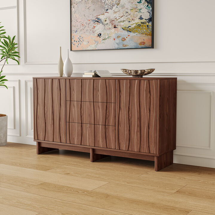 Lobspo 59.1" Stripe  Sideboard