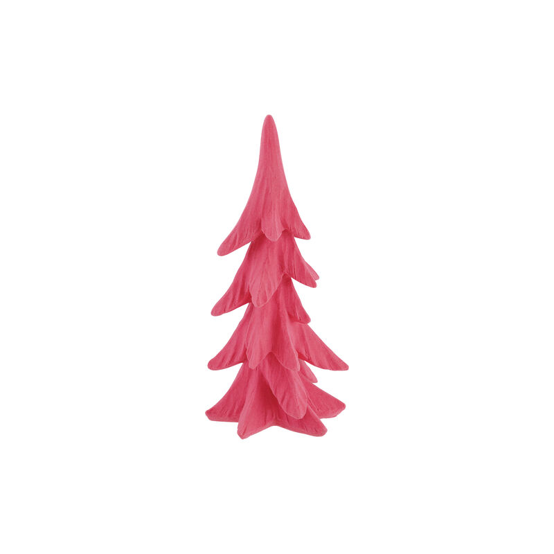 Blush Velvet-Flocked Resin Accent Tree image number 0