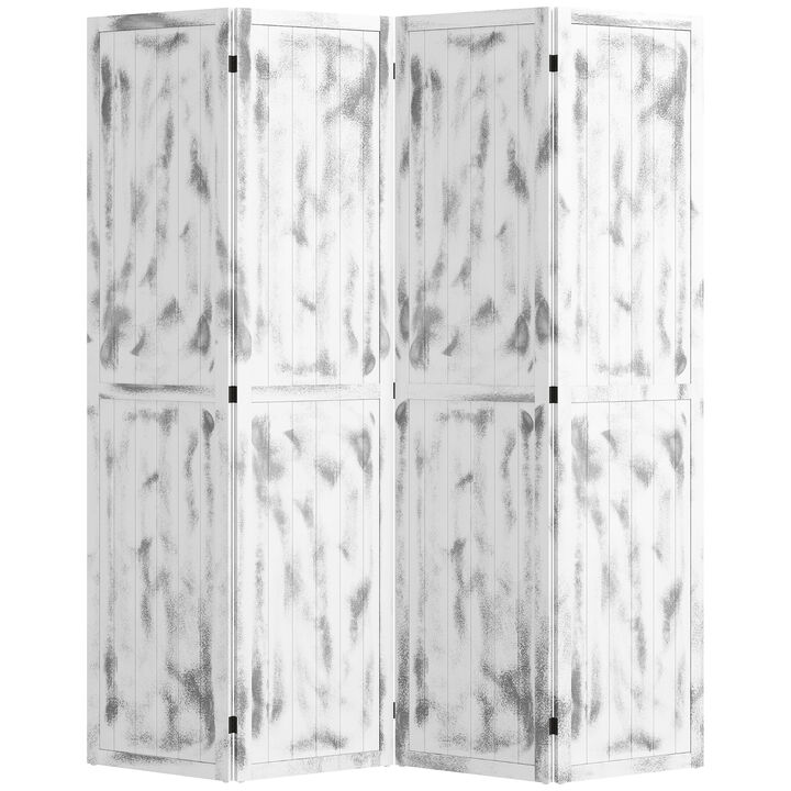 Hivvago Portable Room Divider with Foldable Design, 5.5' Tall
