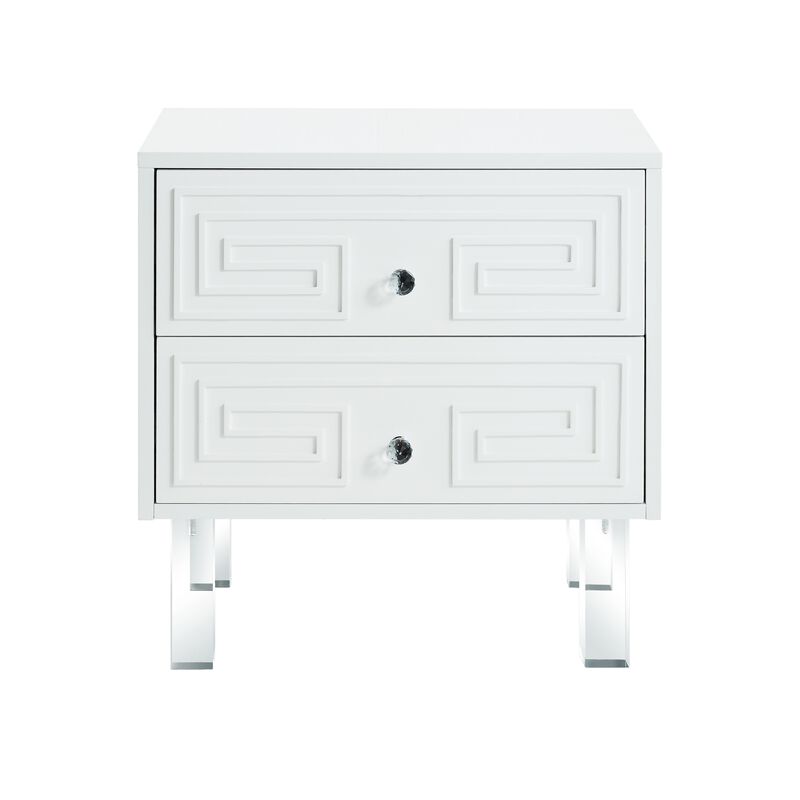 Inspired Home Clarice  Side Table/Accent Table/Nightstand