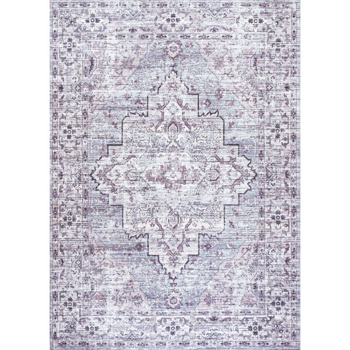 Didim Boho Medallion Machine-Washable Area Rug