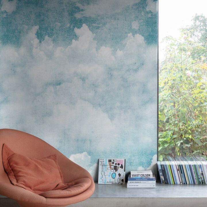 Orom II Photographic Motive Blue Mural A42501
