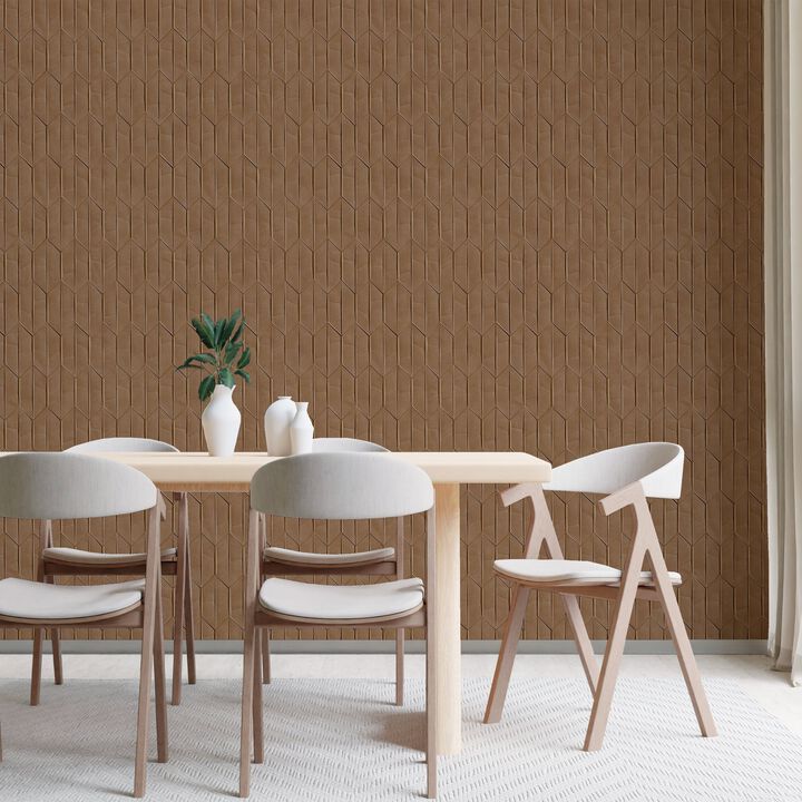 Arcadia Photographic All-over Print Brown Wallpaper ARA65001