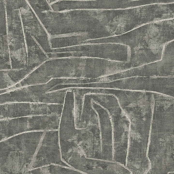 Urban Chalk Grey Peel & Stick Wallpaper