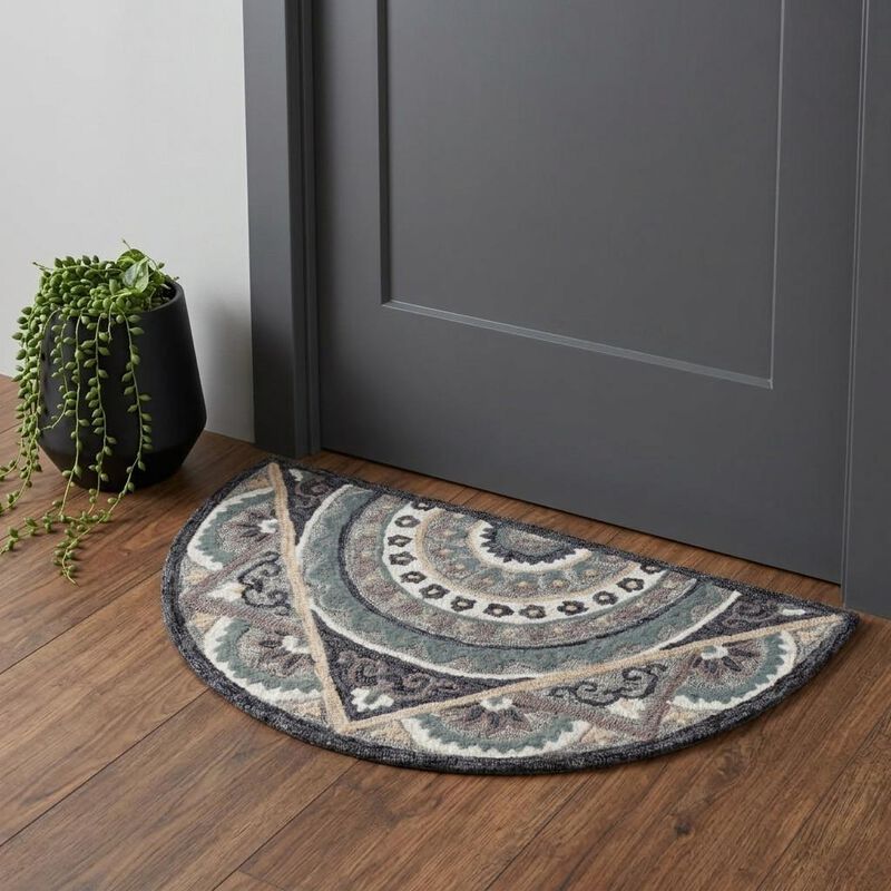 HomeRoots Wool Hand Woven Hearth Rug image number 1