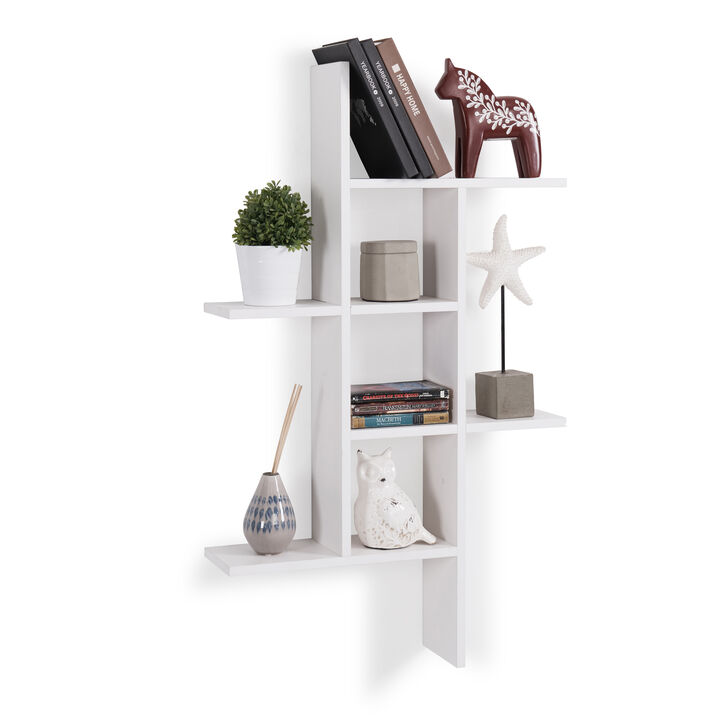 Dual-Orientation Cantilever Wall Shelf