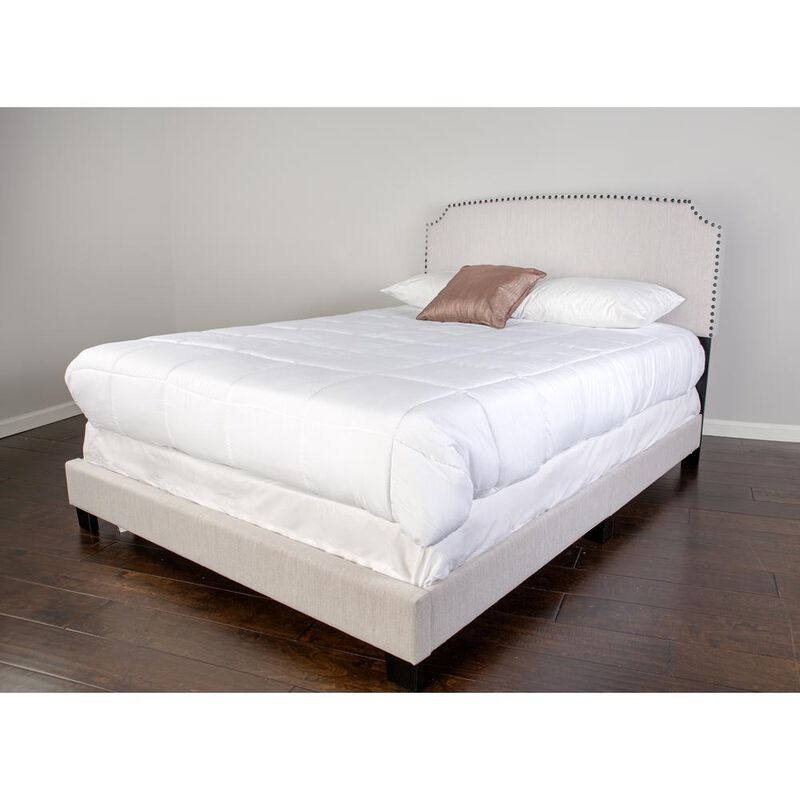 Amy Upholstered Queen Bed In A Box