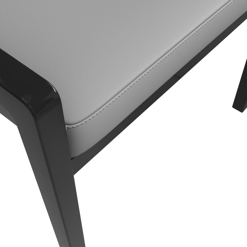 Leisuremod Ethora Collection Modern Wooden Dining Chair  Set of 4