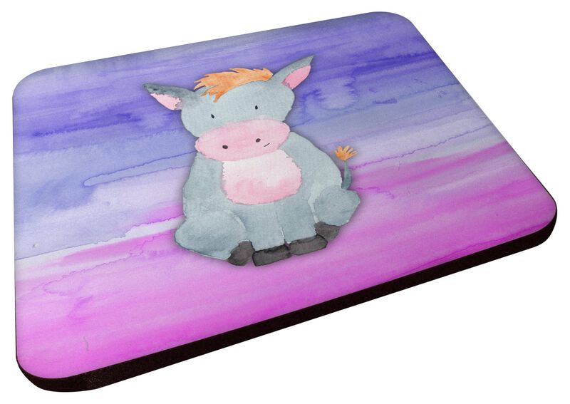 Caroline's Treasures Donkey Watercolor Decorative coasters, 3.5, Multicolor