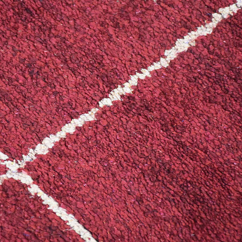 RUGSOTIC CARPETS HAND KNOTTED LOOM SILK ECO-FRIENDLY AREA RUGS  - Geometric Design, High Pile Thick Handmade Anti Skid Area Rugs for Living Room, Bed Room (LS1223) image number 2