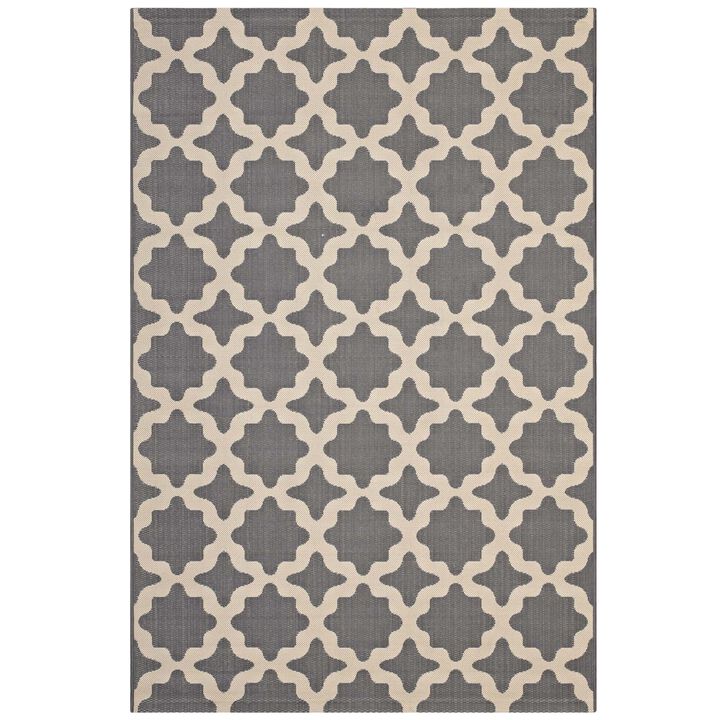Cerelia Moroccan Trellis 4x6 Indoor and Outdoor Area Rug