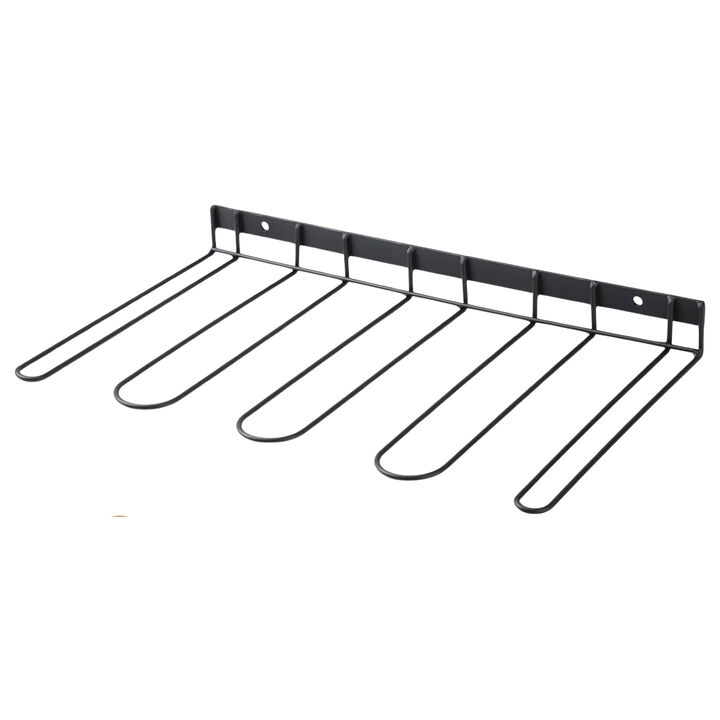 Entryway Metal Shoe Organizer Closet Storage 6 Pack Wall Mounted