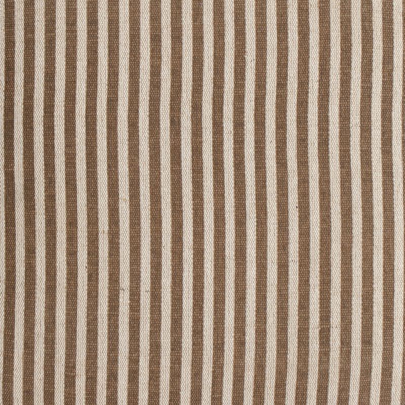 Byron Square Green Stripe Cotton Jute Ottoman image number 6