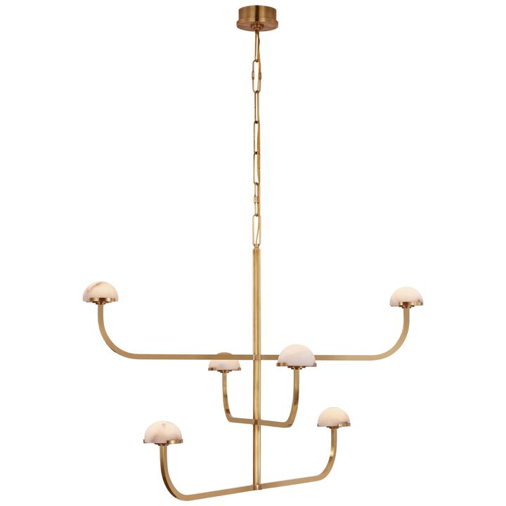 Kelly Wearstler Pedra Three-Tier Shallow Chandelier Collection