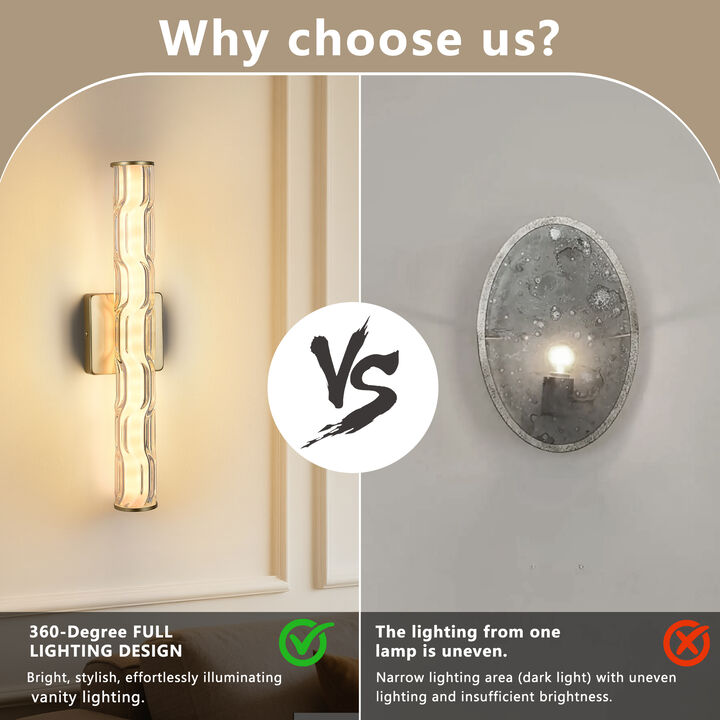 3.5 in. 1-Light LED Wall Sconce with Iron Shade (Set of 2)