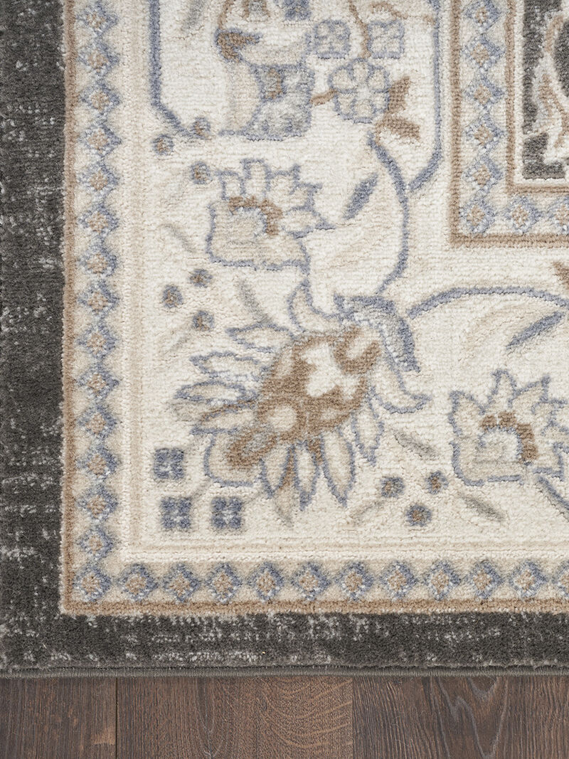 Serenity Home SRH02 Ivory/Gray/Blue 5'3" x 7'3" Rug image number 2
