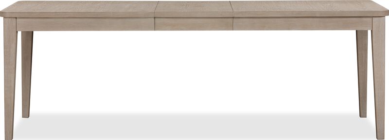 Camden Two Drawer Extendable Dining Table in Chai