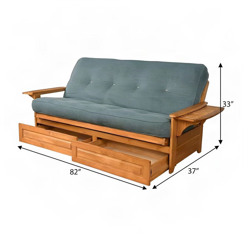 KODIAK Phoenix Frame-Butternut Finish-Mattress-Storage Drawers image number 6