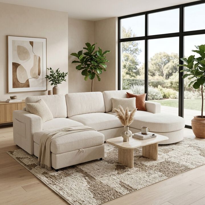 Krasul U Shaped Sectional Sofa