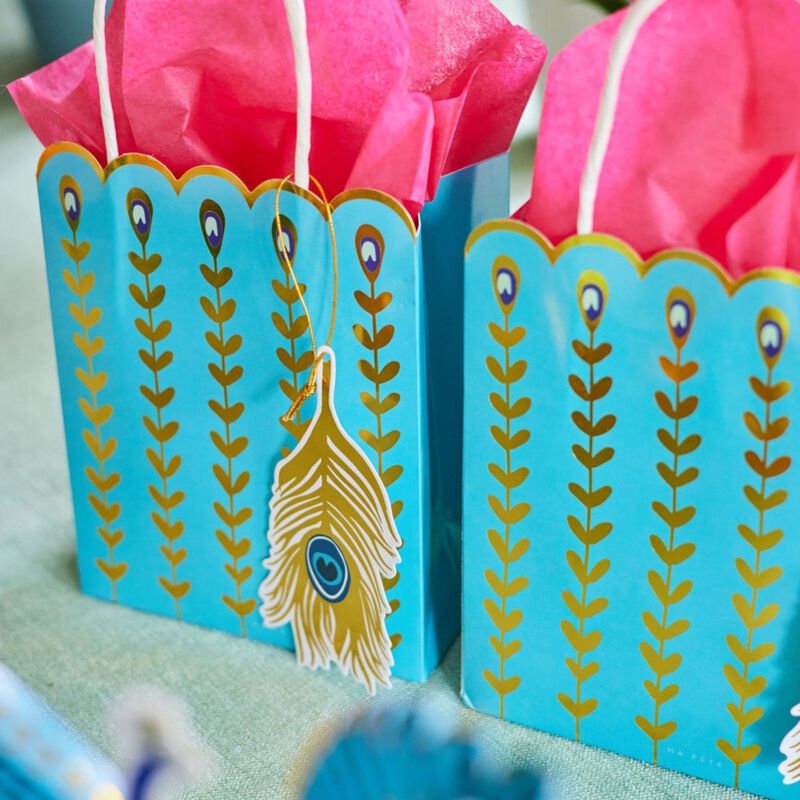 Ma Fete Peacock  Paper Gift  Bags For Favors (4)