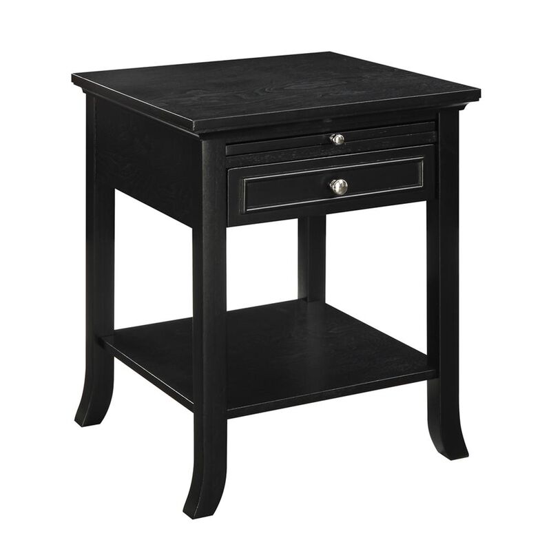 Convience Concept, Inc. American Heritage Logan End Table with Drawer and Slide