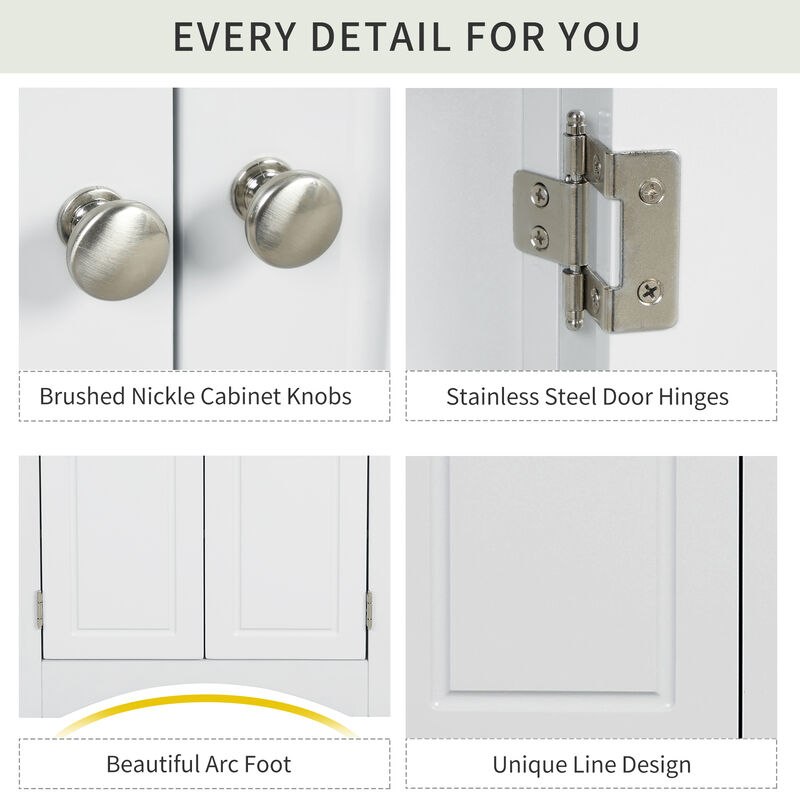 Merax Modern Triangle Bathroom Storage Cabinet