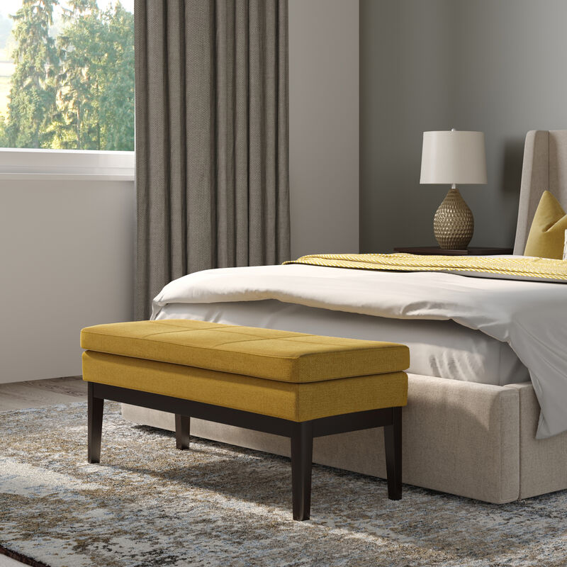 Simpli Home Carlson Ottoman Bench image number 1